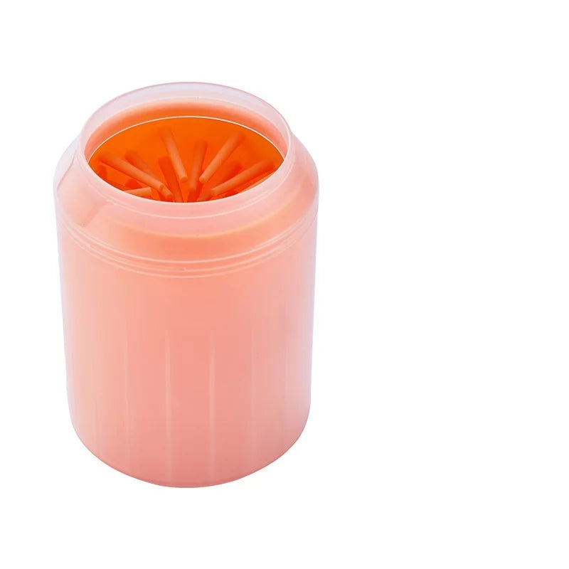 Dog Paw Cleaner Cup with Soft Silicone Bristles