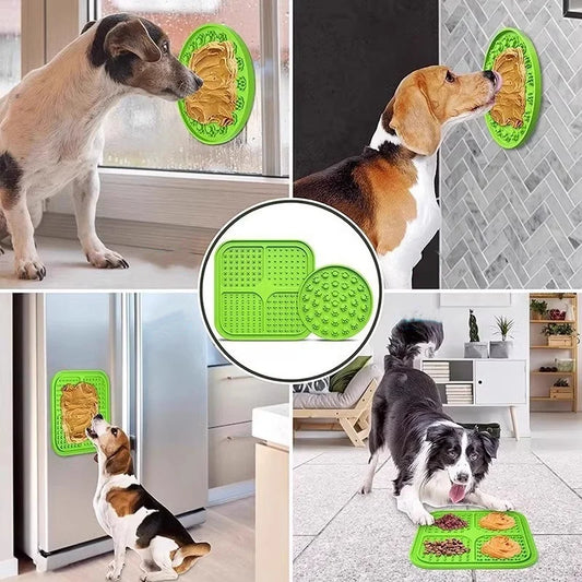 Silicone Lick Mat for Dogs with Suction Base