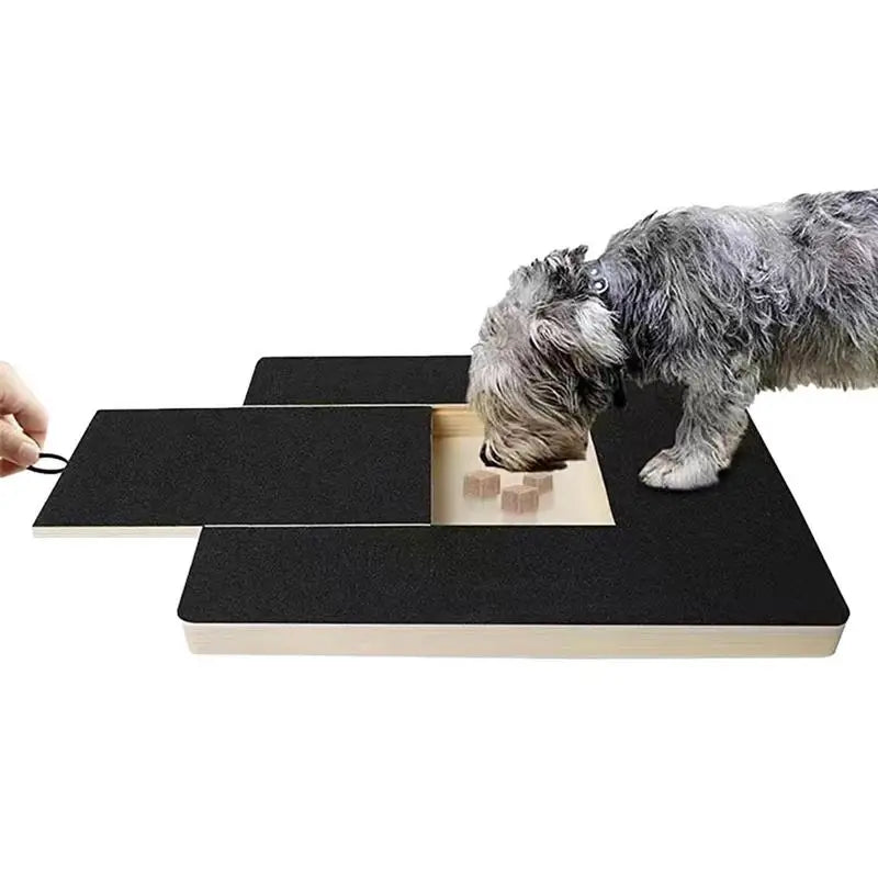 Interactive Dog Nail Scratch Board with Treat Dispenser