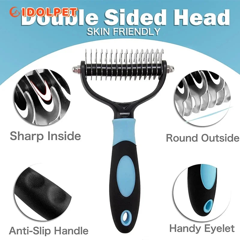 2-in-1 Deshedding & Dematting Brush