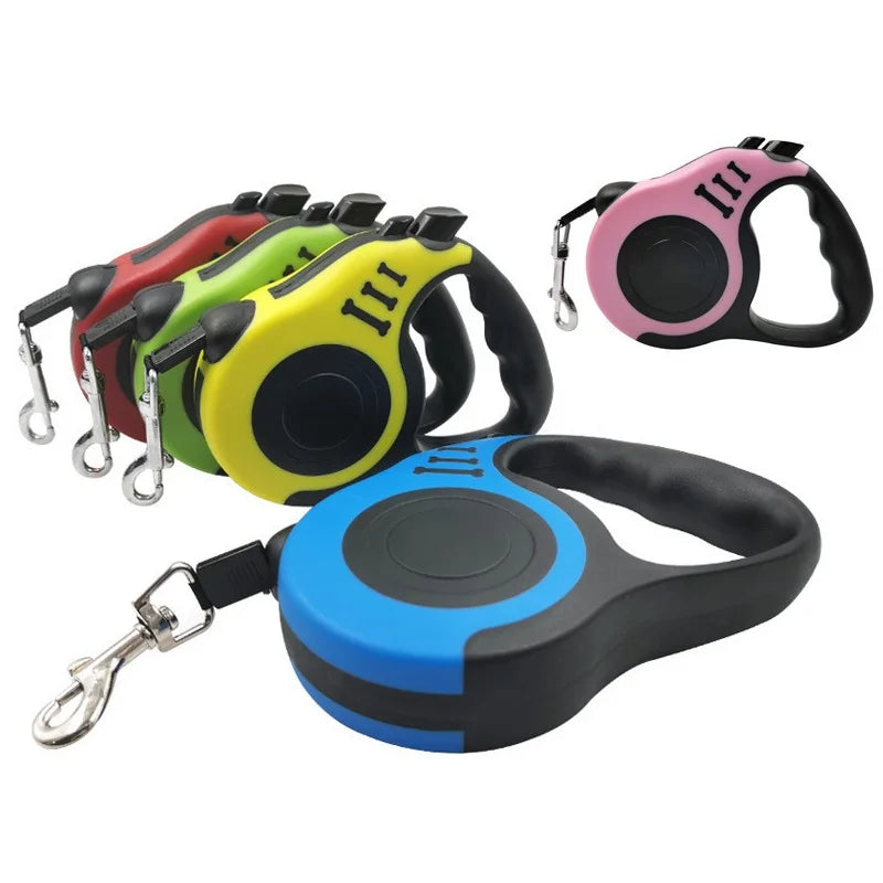 Retractable Dog Leash with One-Touch Brake.
