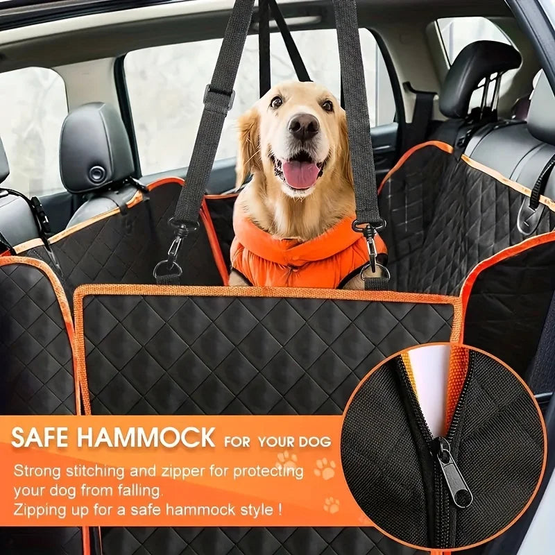 Waterproof Dog Car Seat Cover Hammock with Side Flaps