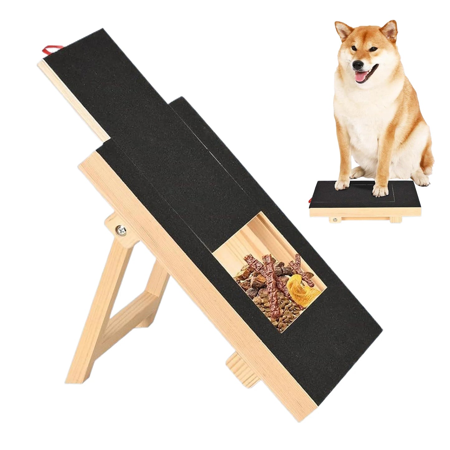 Interactive Dog Nail Scratch Board with Treat Dispenser