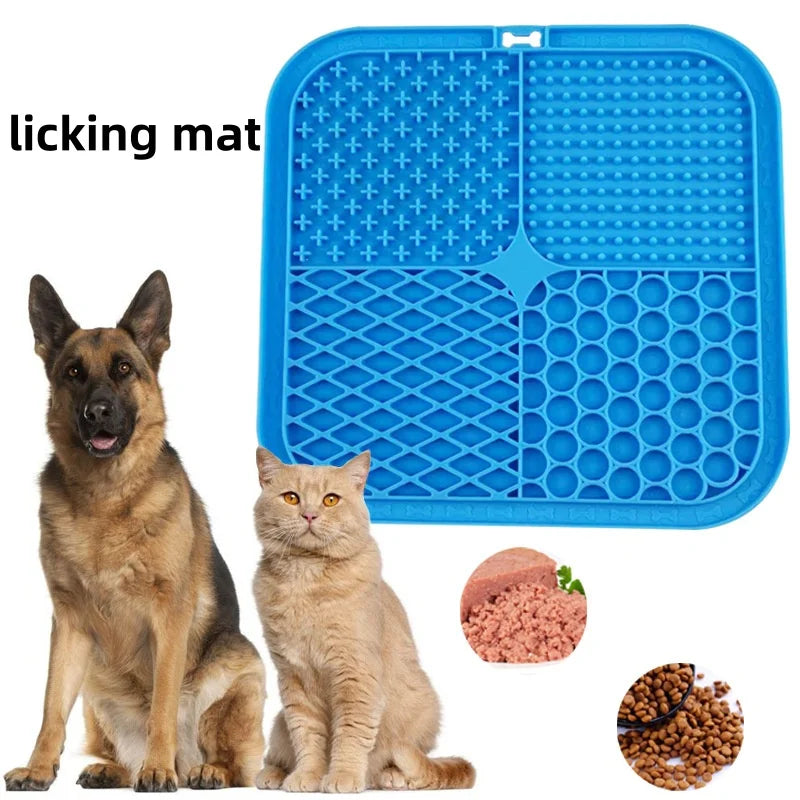 Silicone Lick Mat for Dogs with Suction Base