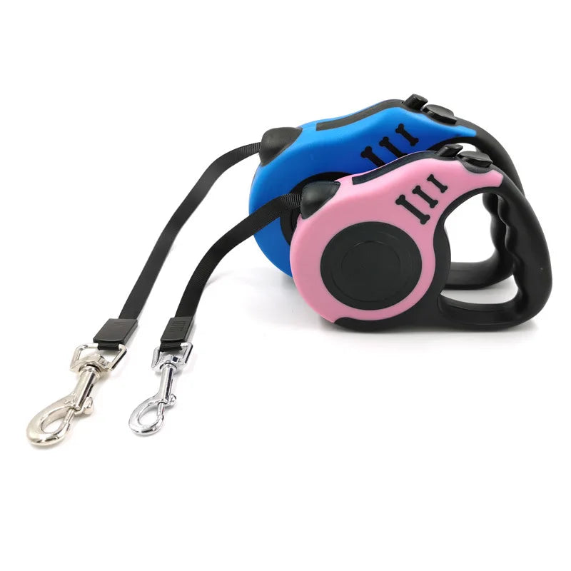 Retractable Dog Leash with One-Touch Brake.