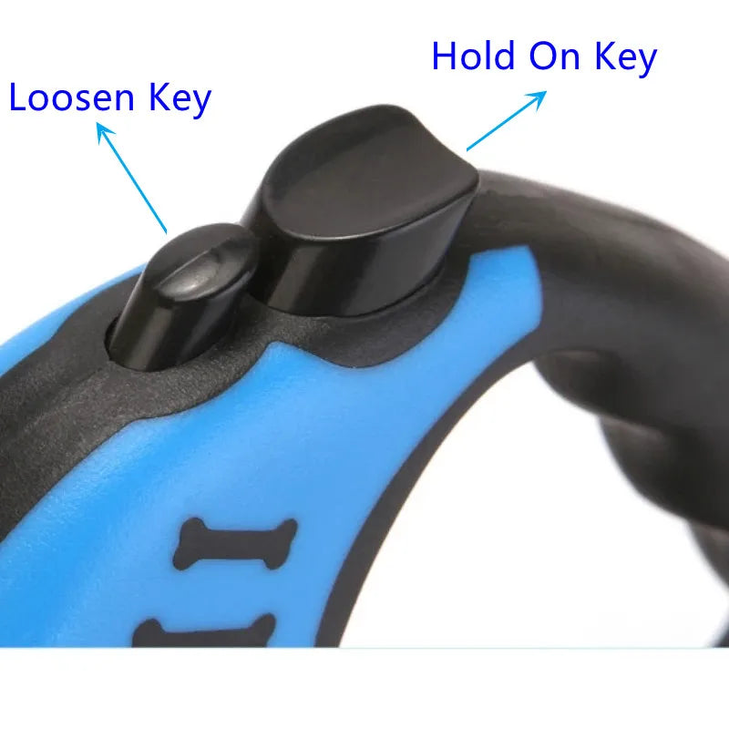 Retractable Dog Leash with One-Touch Brake.