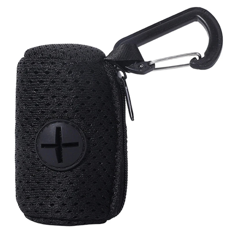 Dog Waste Bag Dispenser with Clip-On Leash Holder